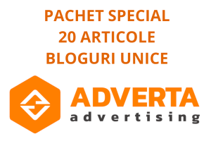 Pachet 20 de advertoriale (bloguri diferite)